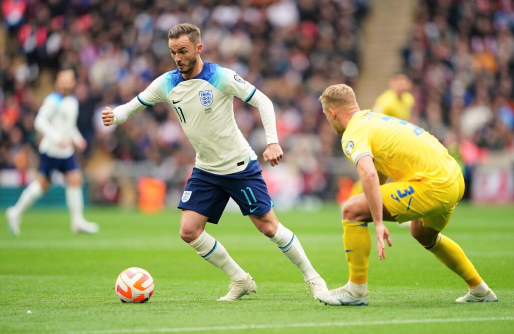 James Maddison bersama inggris di EURO 2024