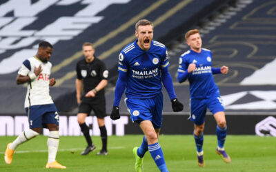 Vardy Mencetak Gol